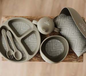 Toys: Bo & Ko - Feeding Essentials Set - Khaki