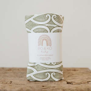 Accesories: Bo & Ko - Te Pātiki Pēpi Wrap | Green
