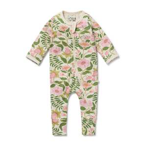 Wilson & Frenchy Organic Zipsuit with Feet - Ma Fleur