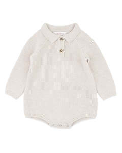 Bebe Jake Knitted Organic Bodysuit