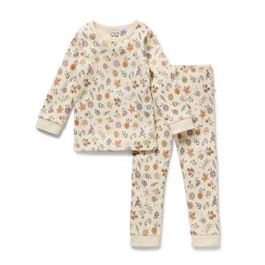 Wilson & Frenchy Organic Long Sleeved Pyjamas - Maple Glow