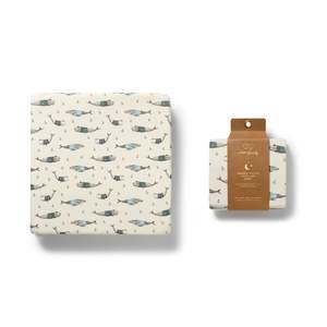 Wilson & Frenchy Organic Cot Sheet - Woolly Whales