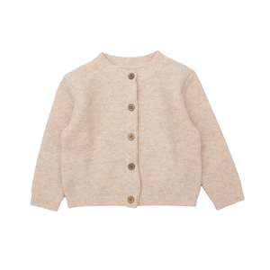 Burrow & Be 100% Wool Cardigan - Ecru