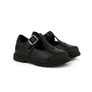All Shoes: Pretty Brave Athena Black School Shoe