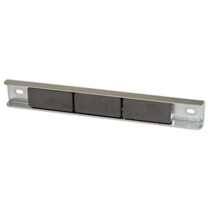 Ferrite Ceramic Magnets: U Channel Ferrite Block Magnet - 203.3mm x 24mm x 11.5mm