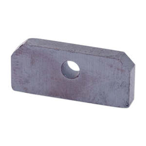 Ferrite Block Magnet - 19mm x 8mm x 3mm | 3mm hole