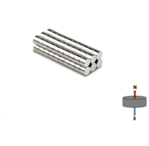 Rare Earth Neodymium Disc Magnets: Neodymium Disc Magnet - 5mm x 4mm | N50