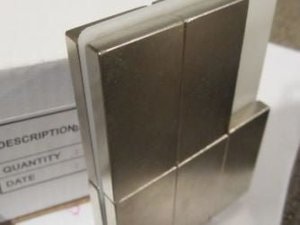Neodymium Block Magnets Rare Earth: Neodymium Block Magnet 50.8 x 24.5 x 6.35mm N45