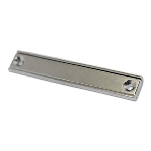 Neodymium Rectangular Pot Magnet - Countersunk 80mm x 13.5mm x 5mm