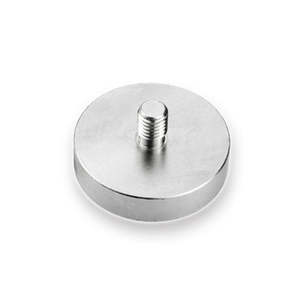 Male Thread Neodymium Pot Magnet - Diameter 42mm x 20mm | 8mm Thread