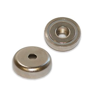 Neodymium Pot Magnet with Round Hole - 60mm x 15mm