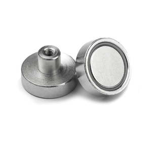 Female Thread Neodymium Pot Magnet - Diameter 20mm x 15mm