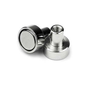 Female Thread Neodymium Pot Magnet - Diameter 10mm x 12mm