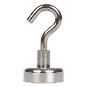 Rare Earth Magnetic Hooks: Neodymium Pot Magnet with Threaded Hook - 75mm x 98mm