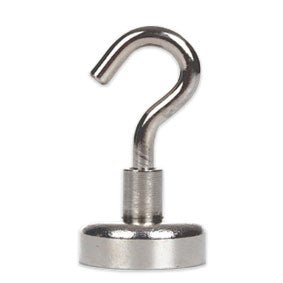 Neodymium Pot Magnet with Threaded Hook - 60mm x 70mm