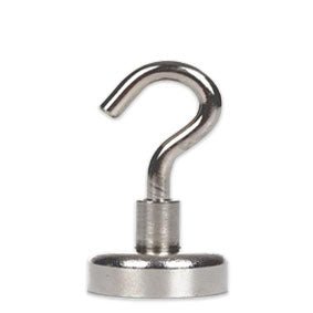 Neodymium Pot Magnet with Threaded Hook - 48mm x 70mm