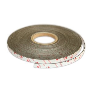 Self-Adhesive White Non-Magnetic Steel Tape | 12.5mm x 1mm x 30m ROLL
