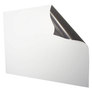 Magnetic Sheets White: Magnetic Sheeting Gloss White - 1000mm x 0.8mm x 1m