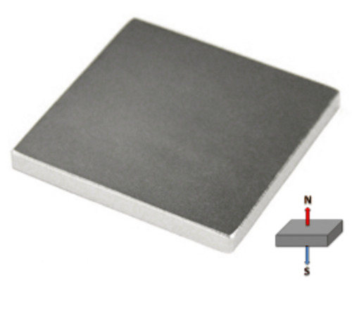Magnetic Blocks: Neodymium Block Magnet - 50mm x 50mm x 5mm | N35