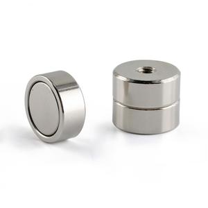 Neodymium Pot Magnet - Diameter 20mm x 11mm | M6 Internal Thread