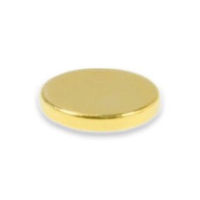 Neodymium Disc - 20mm x 3mm Gold