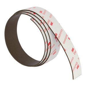 Neodymium Magnetic Strip - 25mm x 1.5mm | 5 Metres | 3M Adhesive Tape