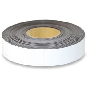 Magnetic Tape: White Magnetic Tape - 60mm x 0.6mm | 120m ROLL