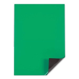 Magnetic Sheeting: A4 Green Magnetic Sheet | 297mm x 210mm | 0.8mm thick