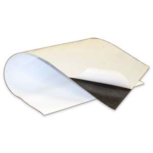 Magnetic Sheeting: Self-Adhesive Rewritable Steel Magnet Holding Sheet | White | 620mm x 0.8mm x 1M