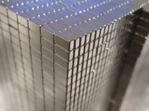 Neodymium Block Magnet - 5mm x 1.7mm x 3mm | N50 | Magnetised Through 3mm