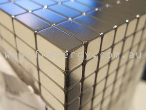 Magnetic Blocks: Neodymium Block Magnet - 10mm x 5mm x 5mm | N42
