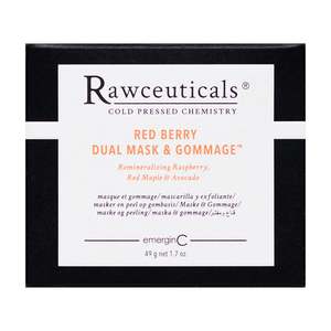 Rawceuticals: Red berry dual mask & Gommage
