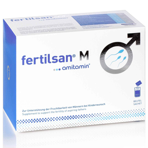 Für Männer: amitamin® fertilsan M: Fruchtbarkeit des Mannes steigern amitamin® Shop: Aminosäuren, Vitamine, Mineralstoffe