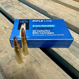 8mm Mauser Ammo 139gr Soft Point (Prvi Partizan)
