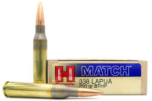 338 Lapua 250gr BTHP Match (Hornady)