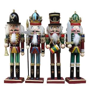 Christmas Nutcracker statues - set of 4