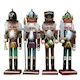 Christmas Nutcracker statues - set of 4