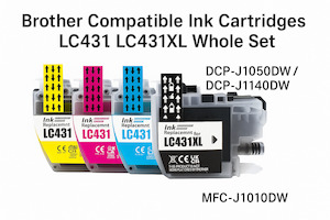 Ink And Toner: Brother Ink Cartridges – LC431XL for Printer MFC-J1010DW , DCP-J1050DW , DCP-J1140DW