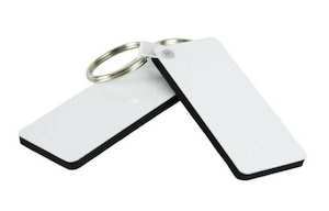 Sublimation Keyring Set – 25 MDF Rectangle Blanks for Personalized Printing