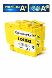 Ink And Toner: Brother LC436XL Yellow Ink Cartridge – High Yield Compatible – NZ Stock