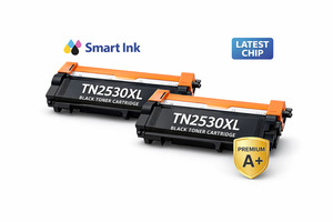 Office Supplies: Brother TN2530XL Toner Cartridge 2 Pack – Compatible Black High Yield – For HL-L2400DW, MFC-L2920DW