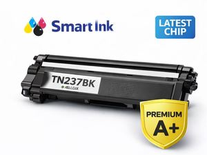 Office Supplies: Brother TN237 / TN233 Black Compatible Toner Cartridge – High Yield – Latest Chip – Smart Ink Premium