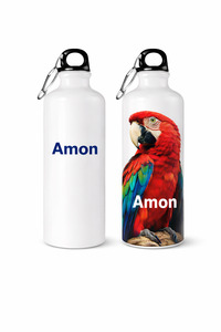 Heat Press Transfer Accessories: 600ml Sublimation Aluminium Drink Bottle – White or Silver (Single Bottle)