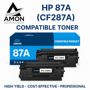 Toner Hp: HP 87A CF287A Toner Cartridge Compatible Black for LaserJet Pro M501 M506 M527 NZ Stock