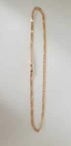 Jewellery: 18K gold plated 5mm elegant chain
