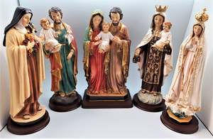 Christian Catholic Statues 33cm – Mary, Jesus & Saints Figurines