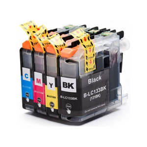 Brother LC133 / LC131 Compatible Ink Cartridges – BK/C/M/Y & Full Set