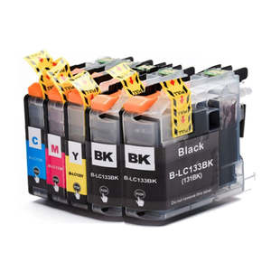 Brother LC133 / LC131 Compatible Ink Cartridges Value Pack – 2BK/C/M/Y