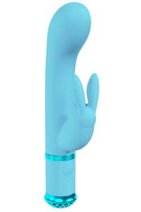 Anal Toys: Loveline Belle Rabbit Vibe Blue