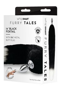 Anal Toys: Whipsmart 14" Black Foxtail Butt Plug